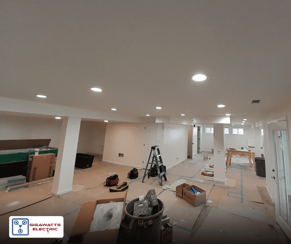 Recessed Lighting Installation by Gigawatts Electric